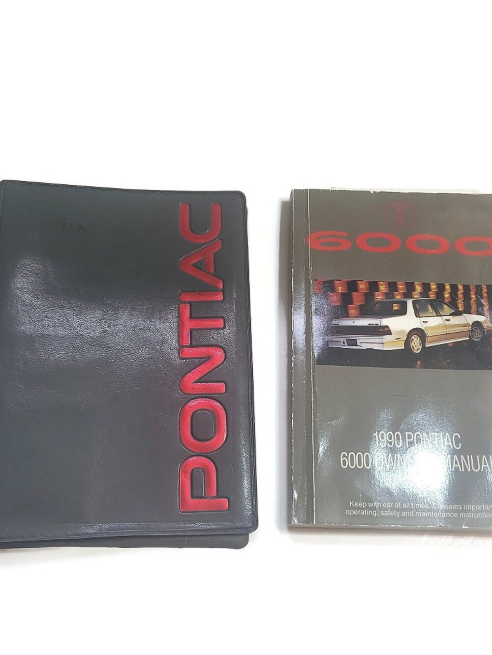 1990 Pontiac 6000 Automobile Car Owner's Instruction Manual With Binder GM 90s